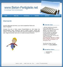 Verkauf von Beton-Fertigteilen